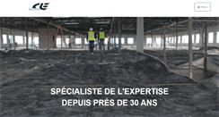 Desktop Screenshot of cle-expertises.fr