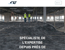 Tablet Screenshot of cle-expertises.fr
